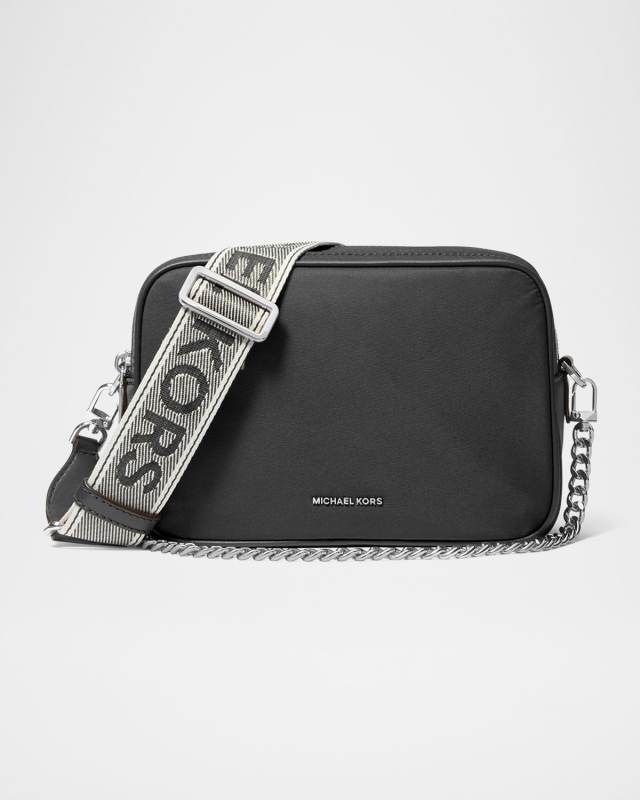 Medium Double-Zip Camera Crossbody Bag
